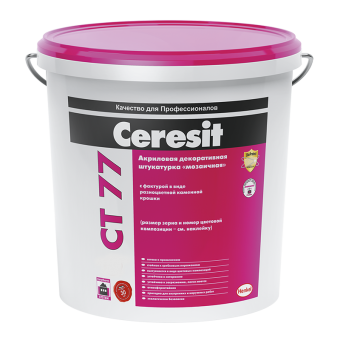 Декоративная полимерная штукатурка Ceresit CT 77 "мозаичная" Chile3 (1,4-2,0), 25 кг