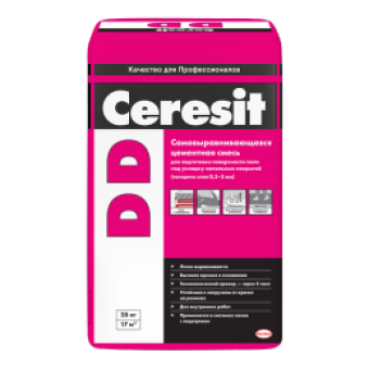 Смесь Ceresit DD для выравнивания пола (толщина слоя 0,5-5 мм)
