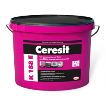 Дисперсионный клей Ceresit K 188E Extra для текстильных и ПВХ покрытий