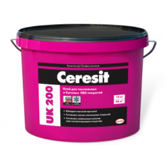 Дисперсионный клей Ceresit UK 200 для текстильных и ПВХ покрытий