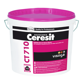 Штукатурка Ceresit CT 710 Visage PanamCream гранит, 20 кг